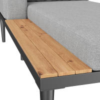 Cama de Patio Impermeable Multifuncional Doble Sofá de Deporte al Aire Libre con Estantes - details 3
