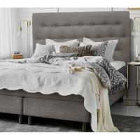 Cabeceros de Cama tapizados con Tejido Antimanchas, Estructura Madera Acolchado- Cabezal Dormitorio y Matrimonio Moderno Mod. Paris Todas Las Medidas y Colores (Rosa, 135 * 70) - details 34