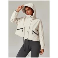 Chaqueta con capucha para mujer Chaqueta de invierno cálida con dobladillo con cordón Chaqueta de invierno impermeable y aislante - details 6