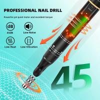 Nueva Máquina De Taladro De Uñas Recargable, 35000 RPM, Con Gran Pantalla LCD HD, Pluma De Taladro Eléctrica Para Uñas - details 0