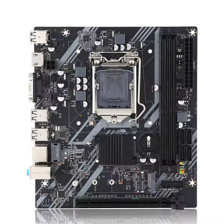 Placa base de ordenador H61-S, placa base de escritorio LGA1155 Pin con M.2, compatible con CPU de segunda y tercera generación I3 I5 I7 - 1