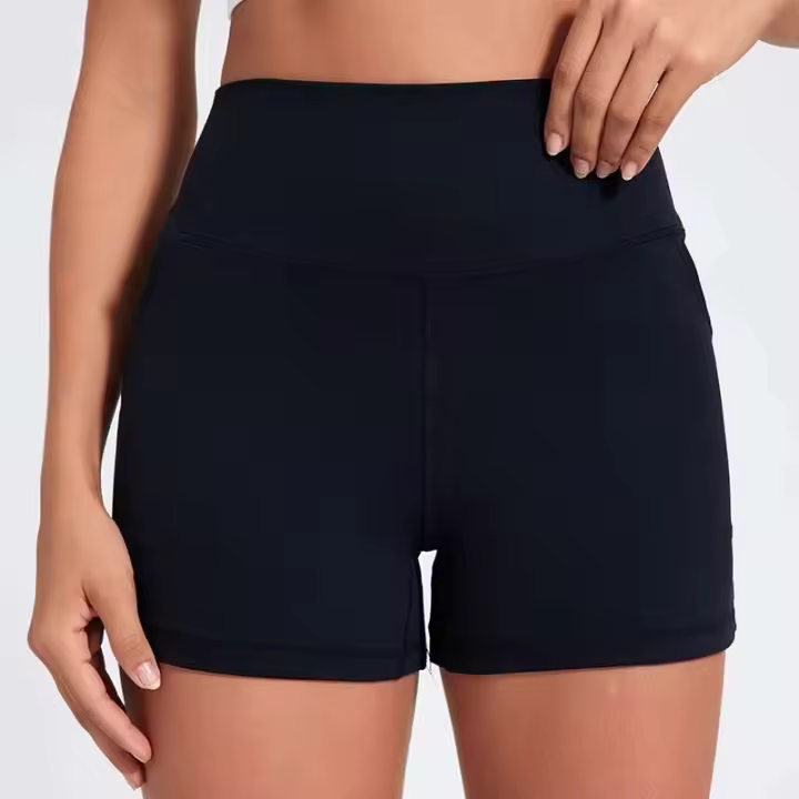Pantalones cortos deportivos informales para Yoga, cintura alta, gimnasio, ejercicio, correr, tenis, Fiess - 1