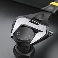 Llave ajustable CR-V, llave Universal de gran apertura de alta calidad, herramienta de reparación de plomería de alta dureza, llave de baño - details 7