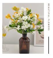 Nuevo paquete de flores de Lila artificiales decorativas DIY 39 Cm flor Artificial de seda flor falsa de plástico accesorios de fotografía - details 10