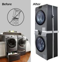 Kit Universal de Unión para Lavadora y Secadora Patrón Geométrico Tamaño Ajustable (46-66 cm) - details 0