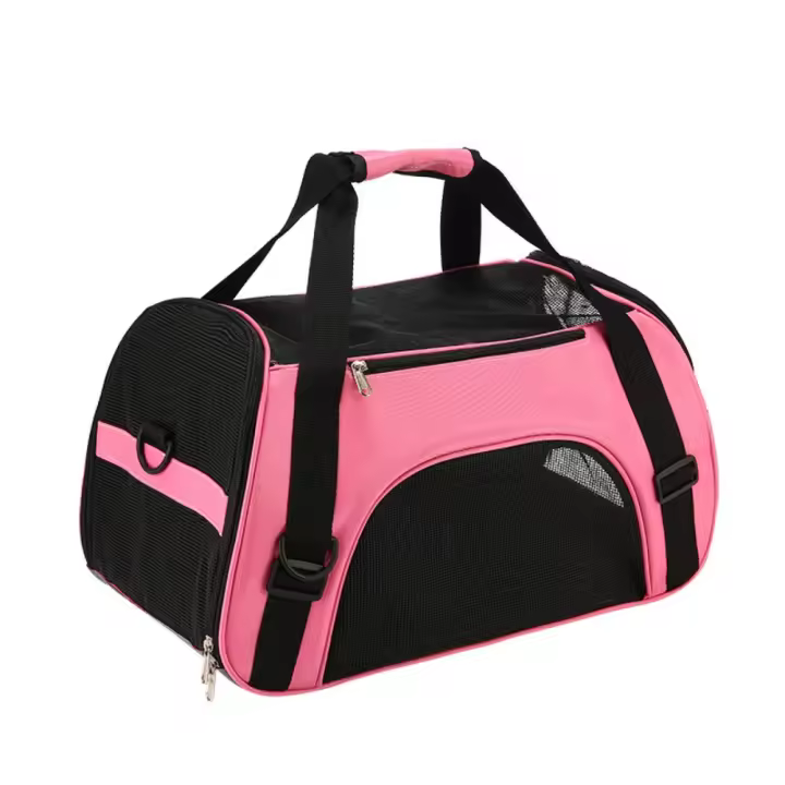 Mochila práctica y transpirable para transporte de mascotas, bolsa de transporte Universal para mascotas de gran capacidad, bolso de viaje lavable para gatos - 1