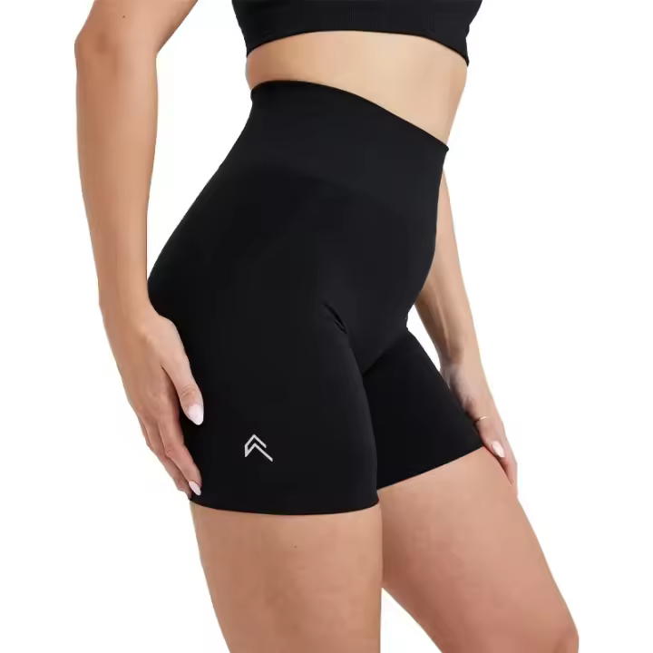 Pantalones cortos ajustados sin costuras para mujer, shorts de Yoga para entrenamiento, trajes suaves de cintura alta, ropa deportiva para Fitness, novedad - 1
