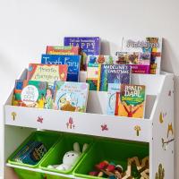 Estantería de Juguetes de 9 Cajones de Tela No Tejida Organizador Infantil para Sala de Juegos de Guardería Marco de Madera Blanco - details 30