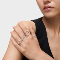 Rdovkxua Anillo De Plata Esterlina Con Patrón De Oso, Accesorios De Lujo Ligeros De Moda De Alta Gama Para Mujer - details 3