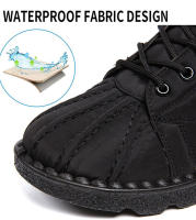 Zapatos de algodón para nieve impermeables antideslizantes, botas cortas de gran tamaño, botas de terciopelo grueso - details 6