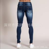 Vaqueros rasgados para hombres, pantalones del lápiz, nuevos - details 4