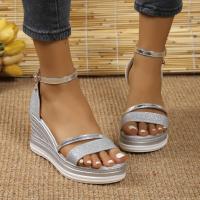 Sandalias de verano para mujer, zapatos informales con tacón de cuña - details 4