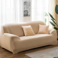 Fundas de Sofá Elásticas de Color Sólido Cubiertas de Muebles para Sala de Estar - details 19