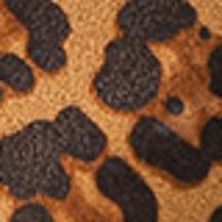 Botas cortas con estampado de leopardo para mujer, botas planas de tacón bajo de talla grande, novedad de Otoño de 2024 - details 1