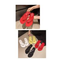 Sandalias de Verano 2025 para Mujer Tamaño Grande, Rojas, Antideslizantes, Estilo Playa, Zapatos de Tacón, Fiesta - details 12