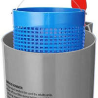 Skimmer de superficie para piscina sobre el suelo, montaje en pared: limpia automáticamente, se conecta a collares inflables, tubular - details 4