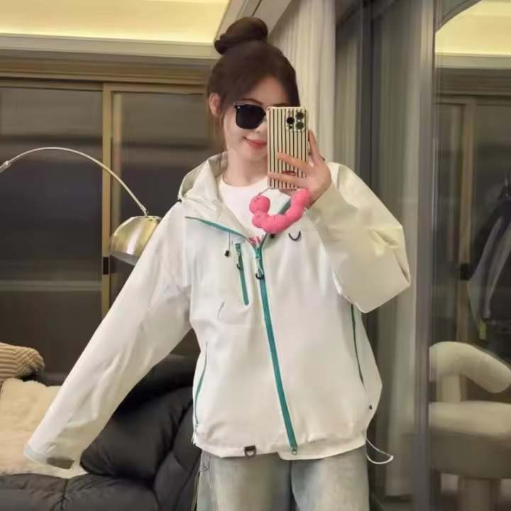 Chaqueta de exterior para mujer con capucha, unisex, resistente al viento e impermeable, abrigo de montañismo profesional - 1