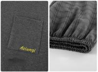Pijamas con estampado a rayas para hombre, ropa de dormir de algodón peinado con cuello redondo, talla grande, a la moda, Y2k, otoño e invierno, 2024 - details 10