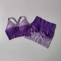 Conjunto de ejercicio de espalda degenerativa para mujer, sujetador deportivo para correr, ropa ajustada, Tre de 2 UDS, pantalones, contraste, yoga, Fierss, - details 10