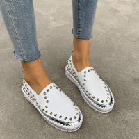 Zapatos informales sin cordones para mujer, mocasines planos a la moda - details 3