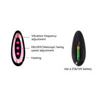 Leten consolador realista vibración penetración Anal para sexo consoladores vibrador telescópico calefacción pene juguetes para adultos - details 10