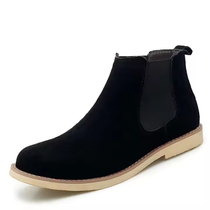 2025 Botas de ante italiano para hombre, zapatos de cuero informales, estilo para caminar - 1