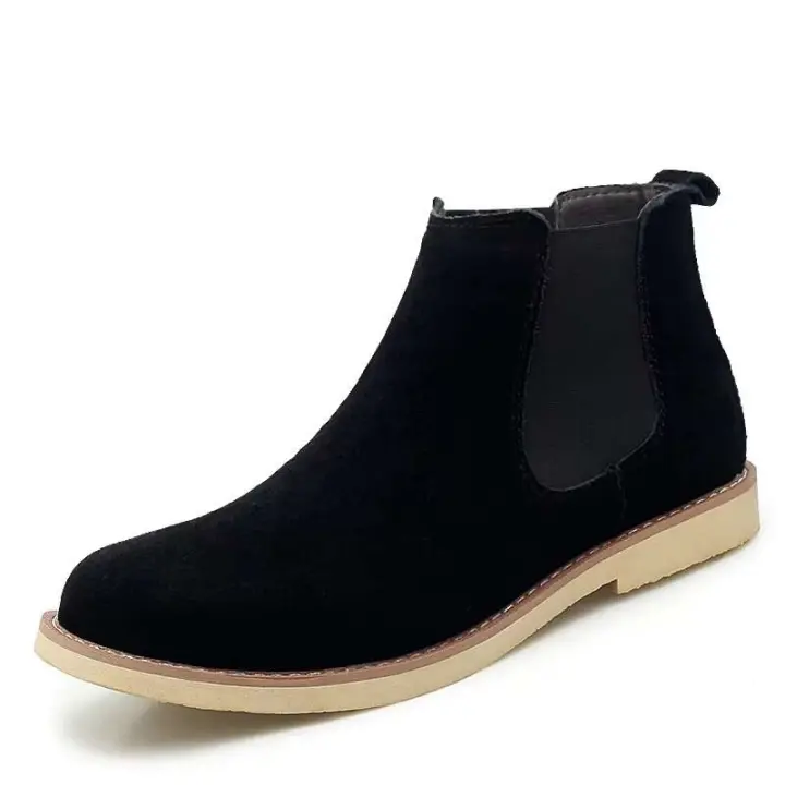 2025 Botas de ante italiano para hombre, zapatos de cuero informales, estilo para caminar - 1