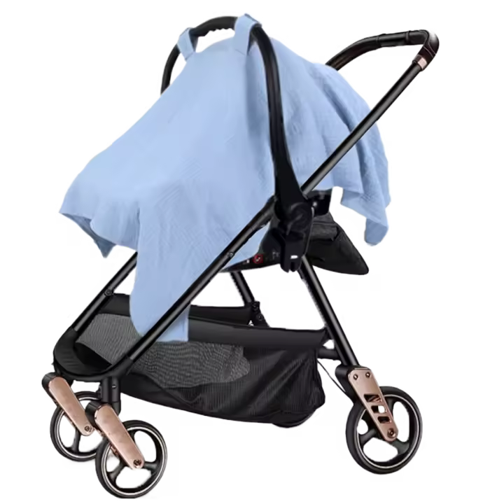Funda de algodón para cochecito, parasol, funda completa para asiento de seguridad para bebé, accesorios para cochecito de bebé, funda para cesta de bebé - 1