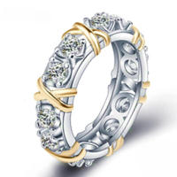 Andara Anillo de Plata Esterlina con Zirconia AAA Diseño Tejido de Plata para Mujer - details 10