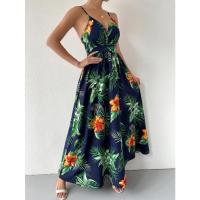 Vestido de novia floral francés para mujer, verano 2024, elegante estilo bohemio vintage con cintura ceñida, hasta la rodilla. - details 9