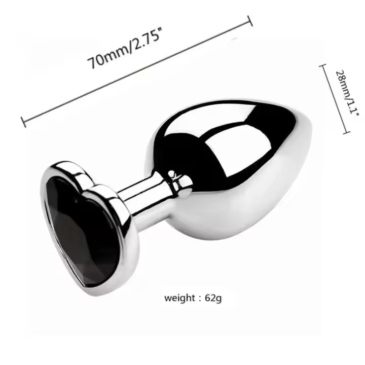 Leten S/M/L Anal Metal juguetes sexuales para adultos para mujeres hombres cristal erótico bala Butt Plug estimulador masajeador de próstata productos íntimos - 1