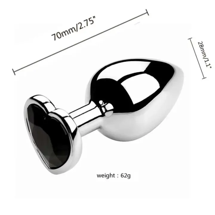 Leten S/M/L Anal Metal juguetes sexuales para adultos para mujeres hombres cristal erótico bala Butt Plug estimulador masajeador de próstata productos íntimos - 1