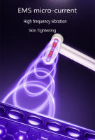 Masajeador de Ojos de terapia de luz roja EMS, compresa caliente, elimina las ojeras, relaja los ojos cansados, antiarrugas, estiramiento facial, cuidado de los ojos, varita de belleza - details 4