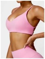 Sujetador de mujer con correa cruzada sujetador de yoga transpirable entrenamiento sexy espalda hermosa top de fitness - details 26
