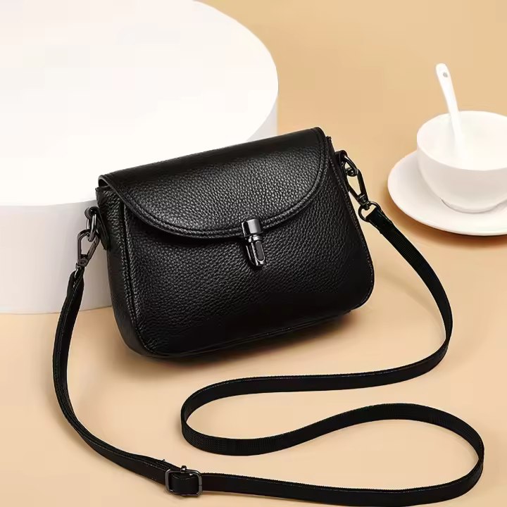 Bolso bandolera vintage con solapa, bolso de hombro retro de PU, bolso informal para mujer y bolso de mensajero - 1