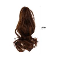 Aumento sintético del volumen del cabello, extensión de cabello, pinza de garra Natural, cola de caballo, cola de caballo ondulada corta, peluca de cola de caballo, peluca de media cola de caballo - details 10