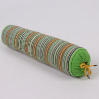 Almohada Cervical de Yoga a rayas, cojín de alforfón de tela gruesa vieja, almohada de palo para el cuidado de la salud, almohada Cervical de fisioterapia para el cuello - details 5