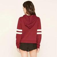 Chándal deportivo informal para mujer con capucha y sudadera negra a rayas y cómodos pantalones de cintura alta talla S-3XL - details 8