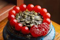 Regalo Feng Shui, pulsera PI XIU de cristal de ágata roja Natural para mujer, amuleto de buena suerte hecho a mano, joyería - details 4