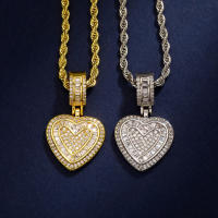 VYZW-Love Cadena de clavícula Metal Hip Hop Accesorios Suéter Cadena Collar con Colgante para Mujer - details 2