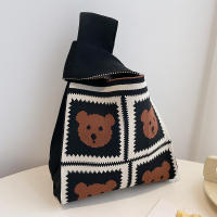 Nuevo Bolso de Moda para Mujer Bolso de Mano Casual de Lana Tejida Multicolor con Estilos Variados - details 64