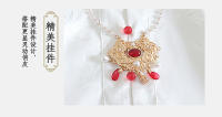 Conjunto de Falda Hanfu para Niñas Otoño 2025 Traje de Estilo Chino Antiguo para Actuaciones de Recitación Zapatos y Ropa - details 5