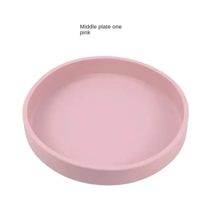 Plato de cena redondo de silicona para exteriores de estilo nórdico de 15cm, juego de calidad alimentaria, horno microondas, bandeja para hornear calentable, cuenco de alimentación para mascotas - 1