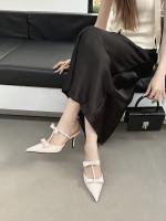 Suave punta cabeza arco stiletto tacones altos nueva bolsa cabeza media zapatillas muller zapatos zapatos de mujer - details 33