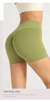 Pantalones cortos de Yoga de cintura alta para mujer, mallas transpirables con Control de barriga para gimnasio, Fitness y correr - details 9