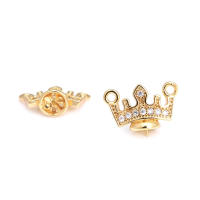 Colgante de Abalorio de Cuentas de Medio Agujero de Oro 18K Material de Metal de China - details 26
