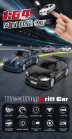Coche de carreras RC 1/64 Mini coches deportivos de Control remoto todoterreno de alta velocidad Drift escritorio Micro vehículo juguetes eléctricos para niños - details 0