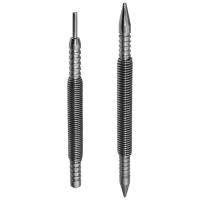 Juego de clavos sin martillo de doble cabeza, perforador de agujeros centrales, herramienta de resorte de pasador de puerta, broca de marcado con resorte de Metal, carpintería - details 5