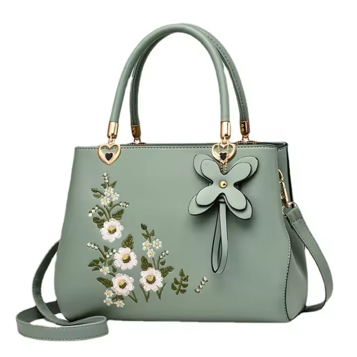Nuevos bolsos de mujer, bolsos de moda frescos y dulces para mujer, bolsos bordados de estilo extranjero, bolsos de mujer - 1