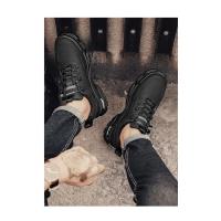 Zapatos informales de otoño para hombre, zapatillas de deporte de cuero para hombre, cómodos y suaves zapatos de tabla de Wark para hombre, zapatos de plataforma para hombre Кроссо ти... - details 17